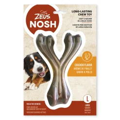 Nosh Strong Wishbone Chew Toy Chicken Flavour Large