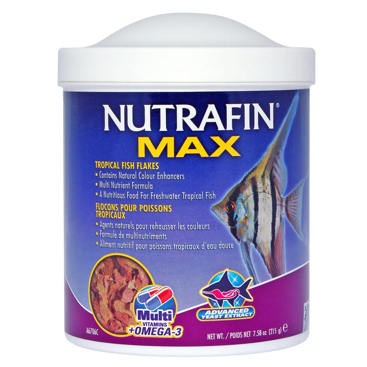 Nutrafin Max Tropical Fish Flakes 215g (7.58oz)