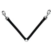 Nylon Dog Coupling Black 19.1mmx30cm