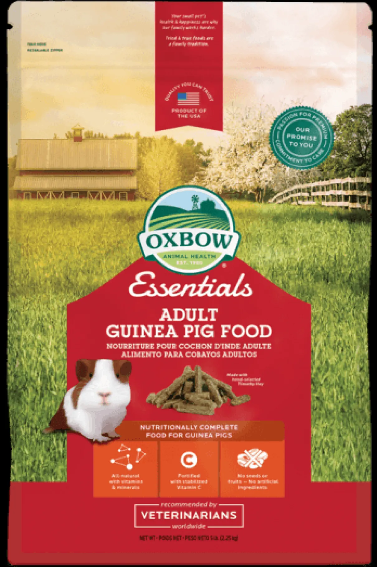 Oxbow Essentials Adult Guinea Pig Food 10lb