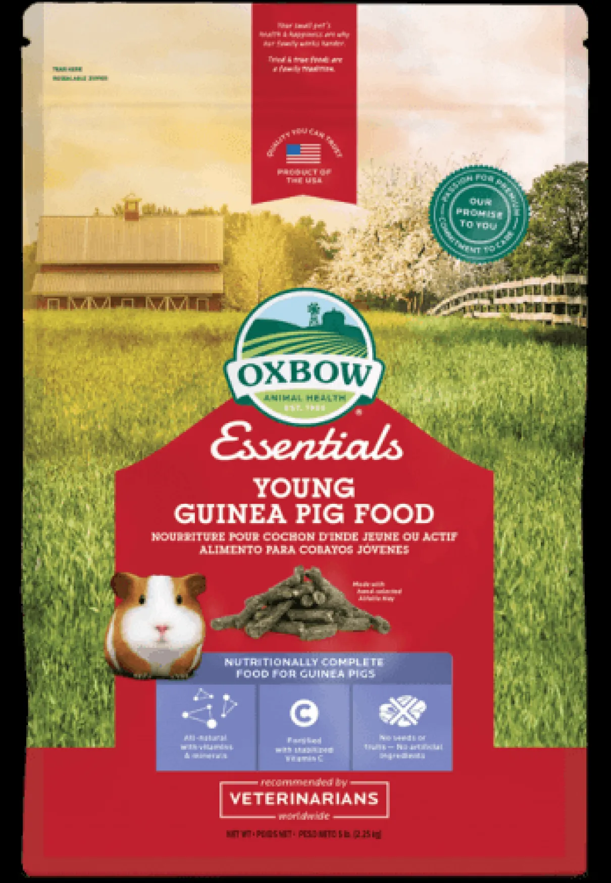 Oxbow Essentials Young Guinea Pig Food 10lb