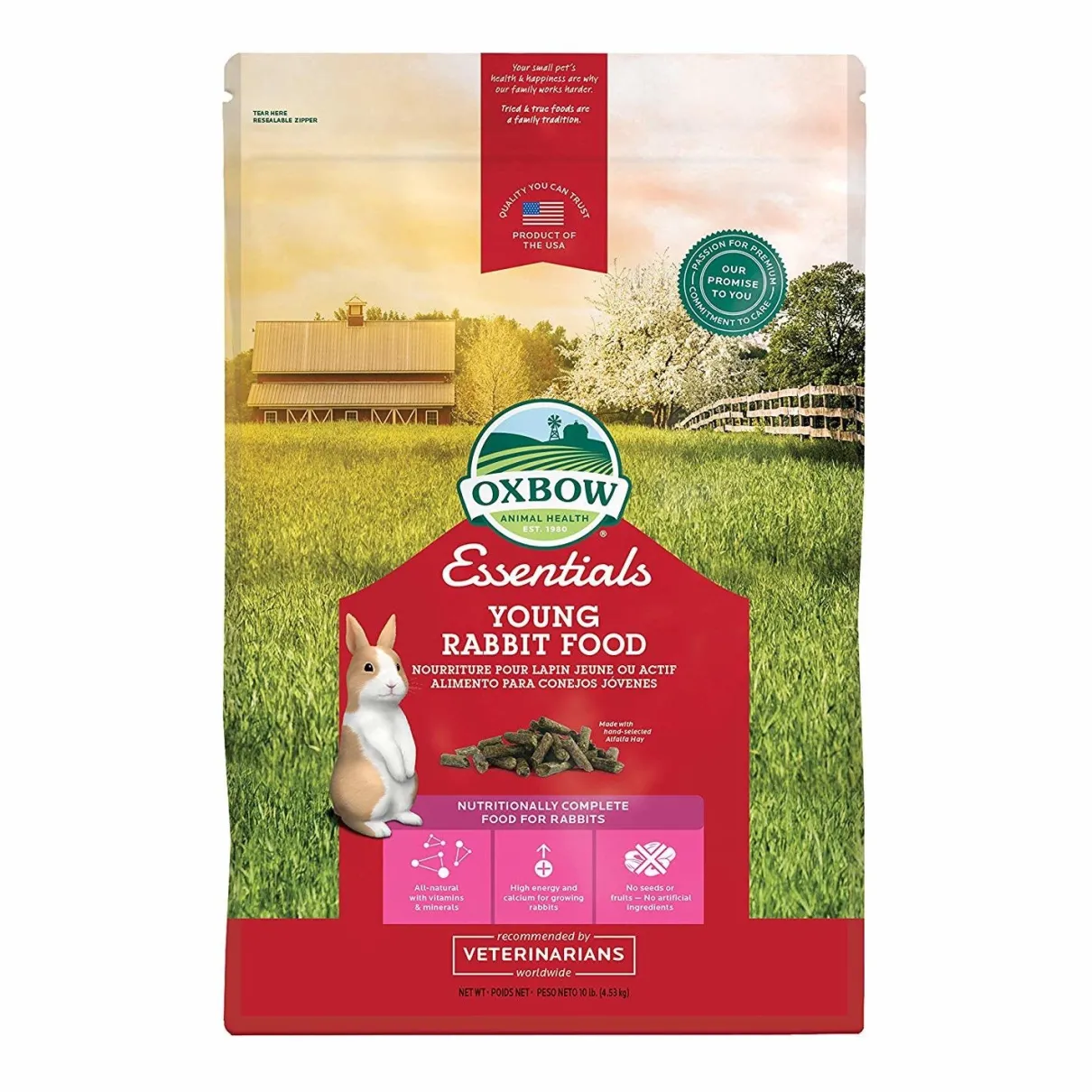 Oxbow Essentials Young Rabbit Food 4.53kg