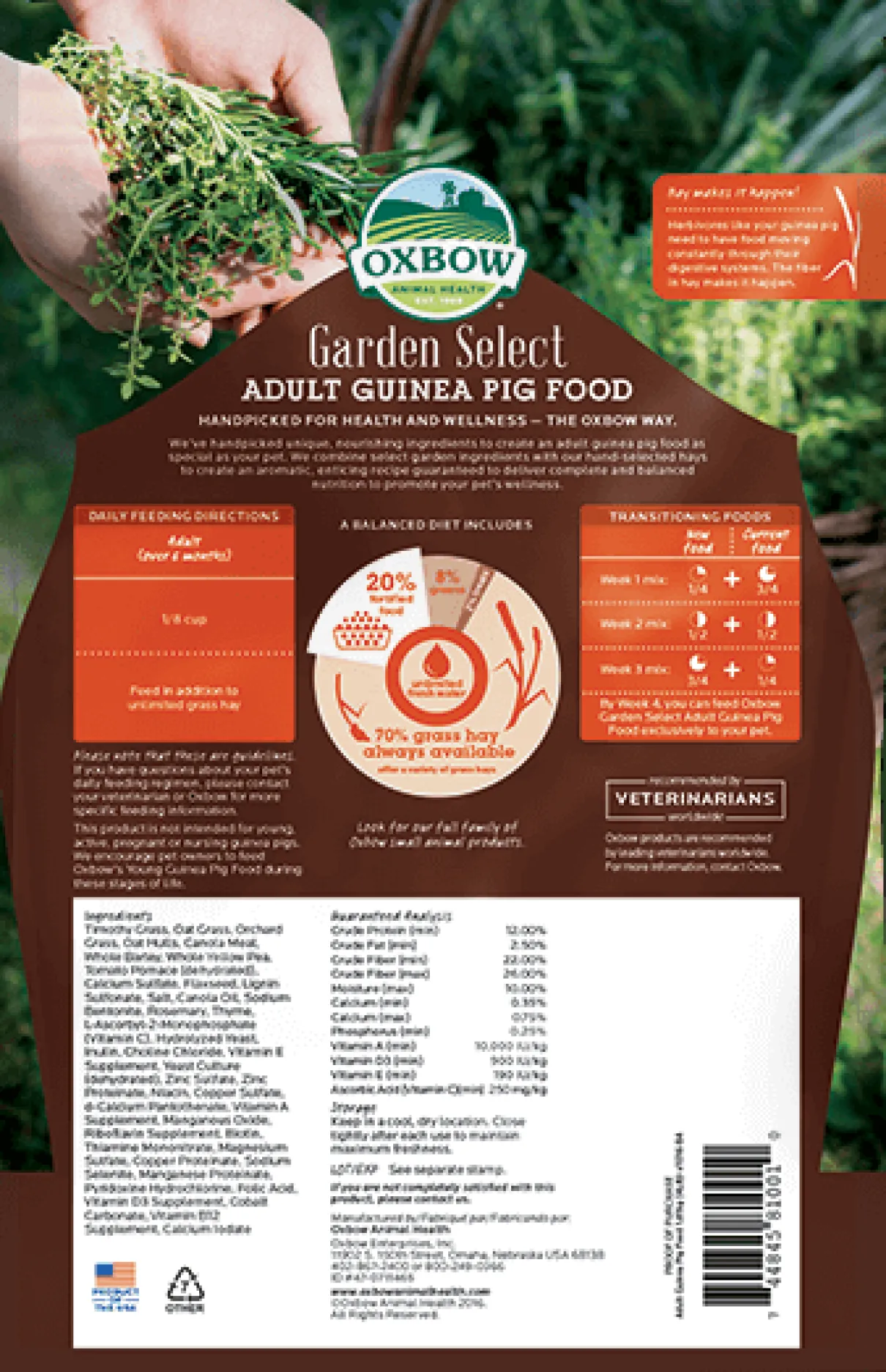 Oxbow Garden Select Adult Guinea Pig 4lb