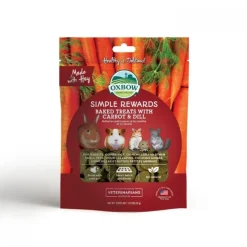 Oxbow Simple Rewards Baked Treats - Carrot & Dill