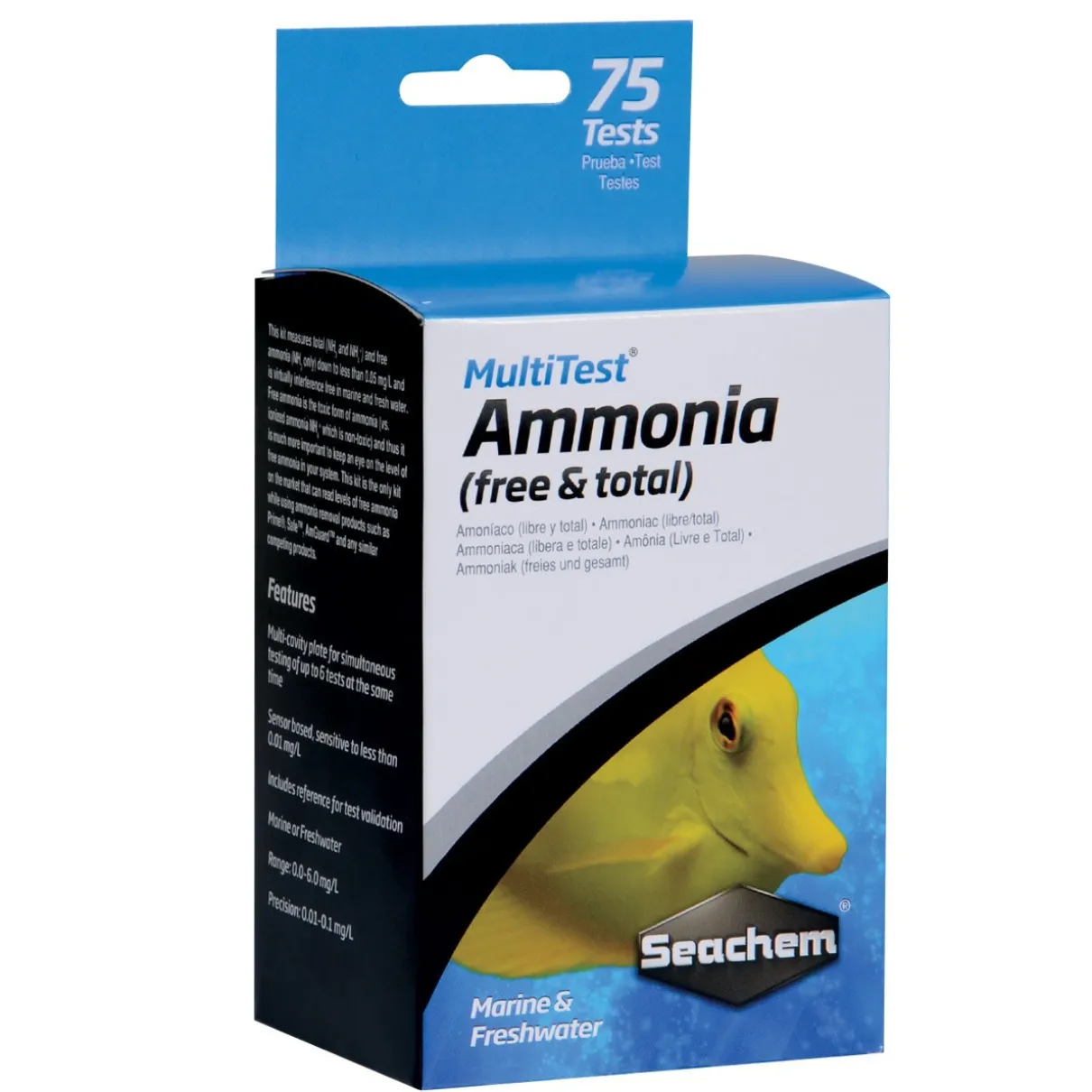 Seachem MultiTest Ammonia 75 Tests