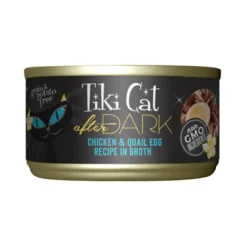 Tiki Cat After Dark Chicken & Quail Egg Recipe in Broth Wet Cat Food 2.8oz