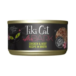 Tiki Cat After Dark Chicken & Beef Recipe in Broth Wet Cat Food 2.8oz