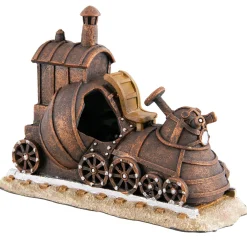 Train Boot Aquarium Ornament