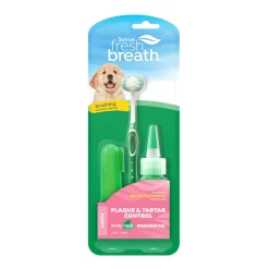 Tropiclean Fresh Breath Oral Care Kit for Puppies 3pc