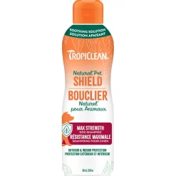 TropiClean Natural Pet Shield Max Strength Shampoo for Dogs 20oz