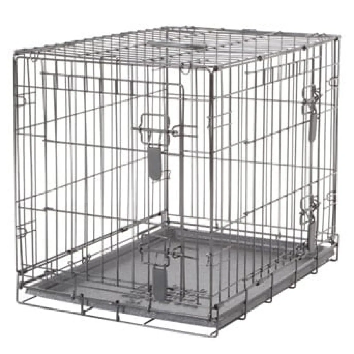 Two Door Wire Crate Small 61x45x51cm (24x17.5x20")
