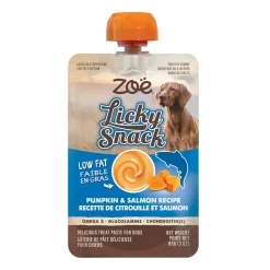 Zoe Licky Snack - Pumpkin & Salmon Recipe - 85g Pouch